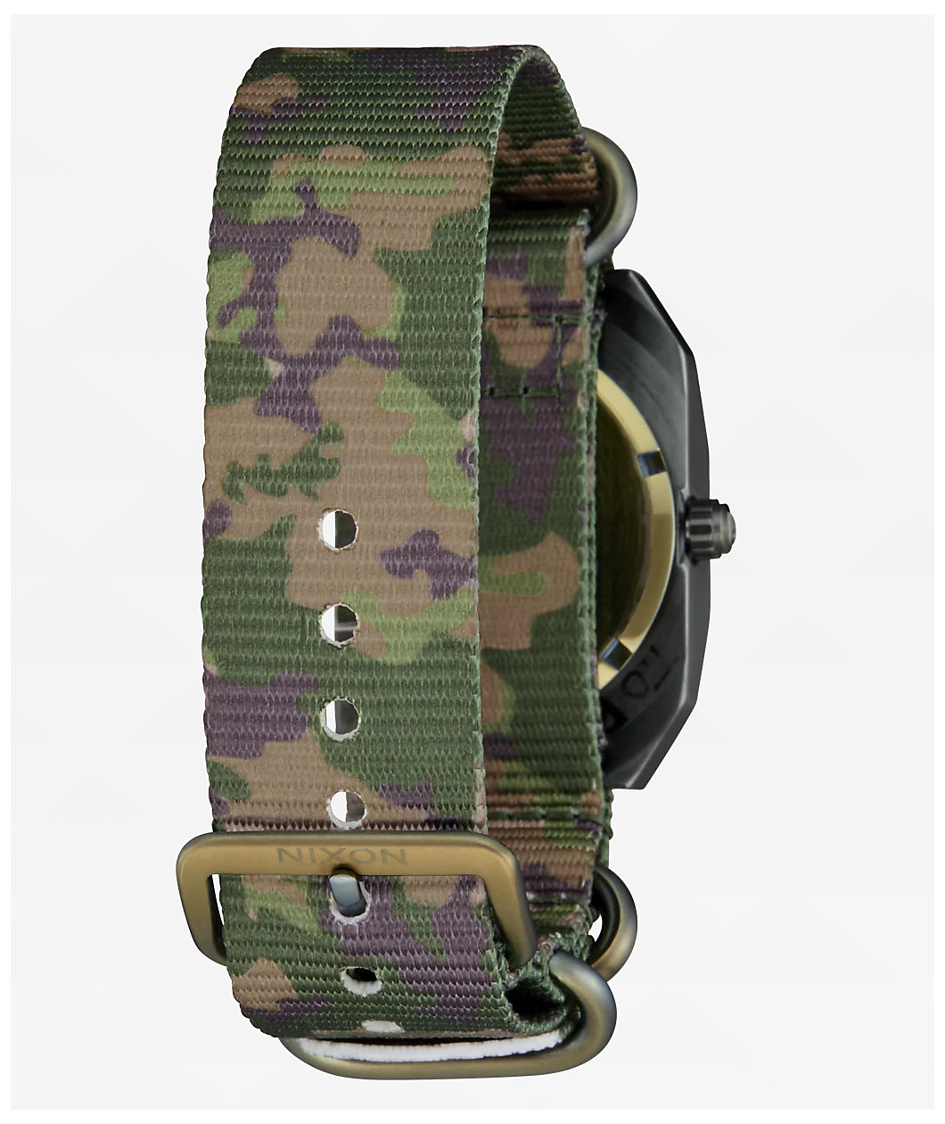 Nixon The Scout Dark Olive & Camo Analog Watch