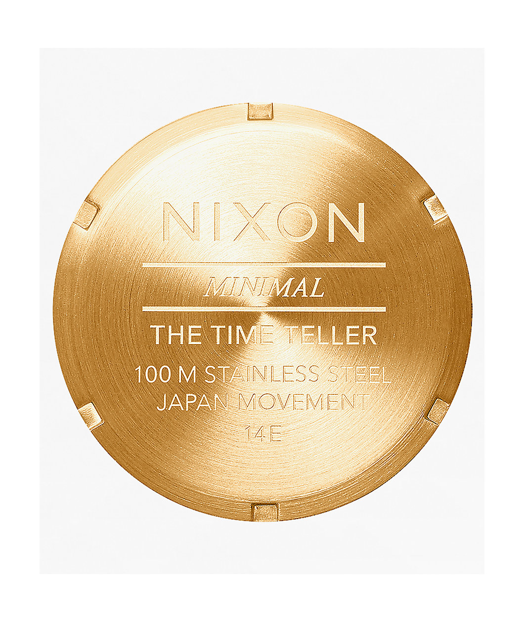 Nixon Time Teller Dim Gold & Vintage White Analog Watch