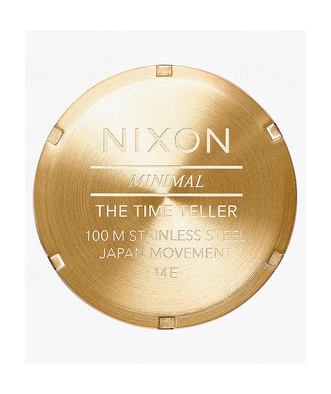 Nixon Time Teller Gold & Green Sunray Analog Watch