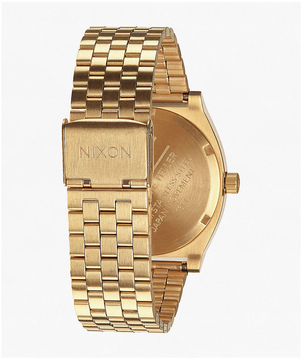 Nixon Time Teller Gold & Oxblood Sunray Analog Watch