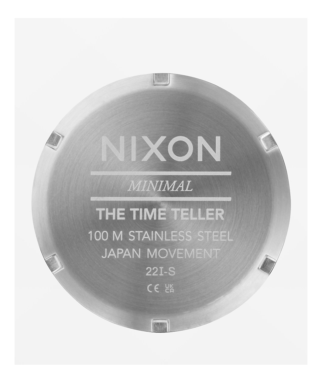 Nixon Time Teller Nylon Silver, Rosewood & Black Analog Watch