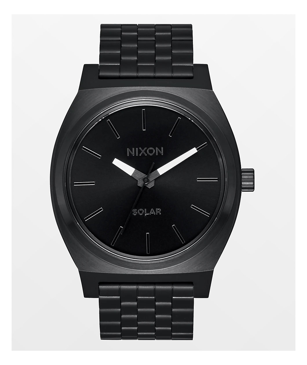 Nixon Time Teller Solar Black & White Watch
