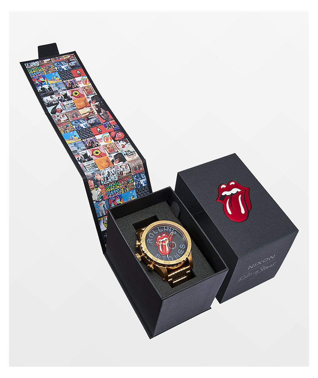 Nixon x The Rolling Stones 51-30 Gold Analog Watch