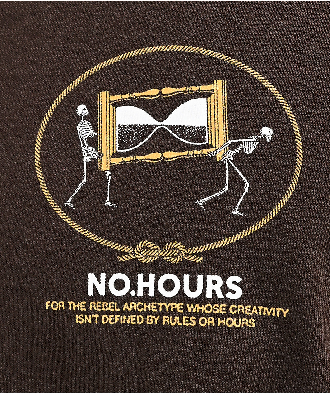 NoHours United Brown T-Shirt