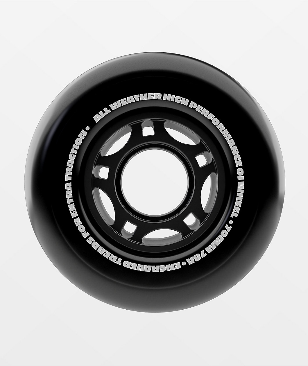OJ Dirt Tires Thunder Juice 70mm 78a Black Cruiser Skateboard Wheels
