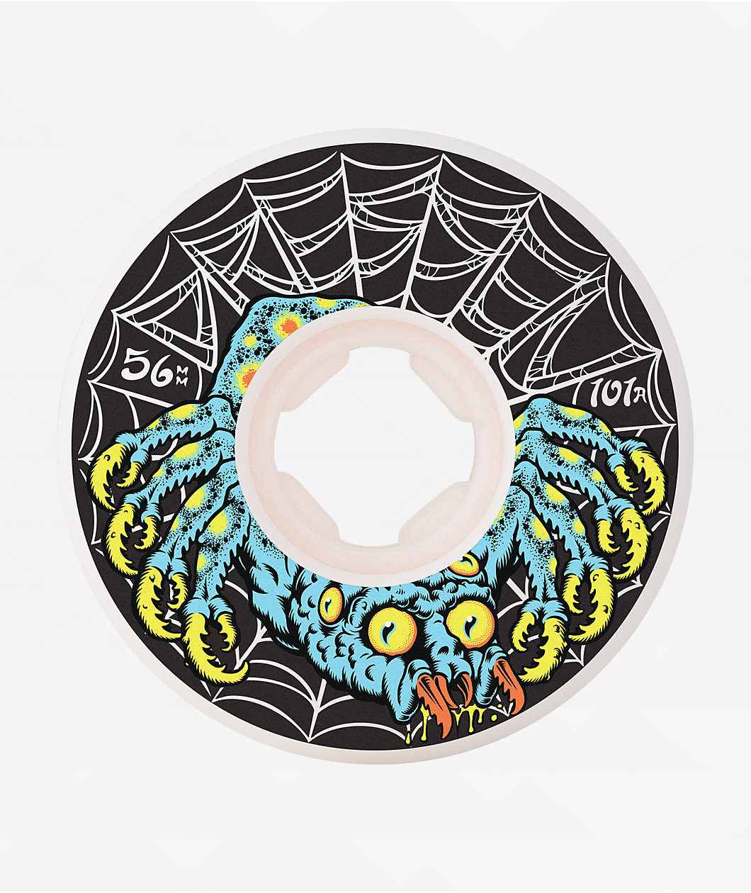 OJ Dressen Spider 56mm 101a White Skateboard Wheels
