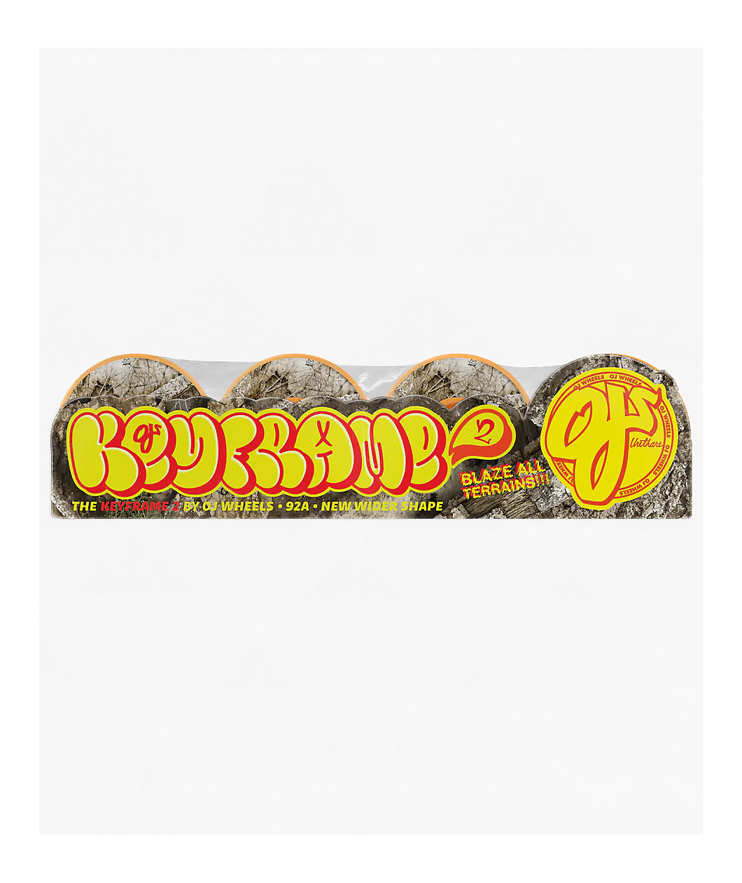 OJ x Realtree Keyframes 56mm 92a Orange Skateboard Wheels