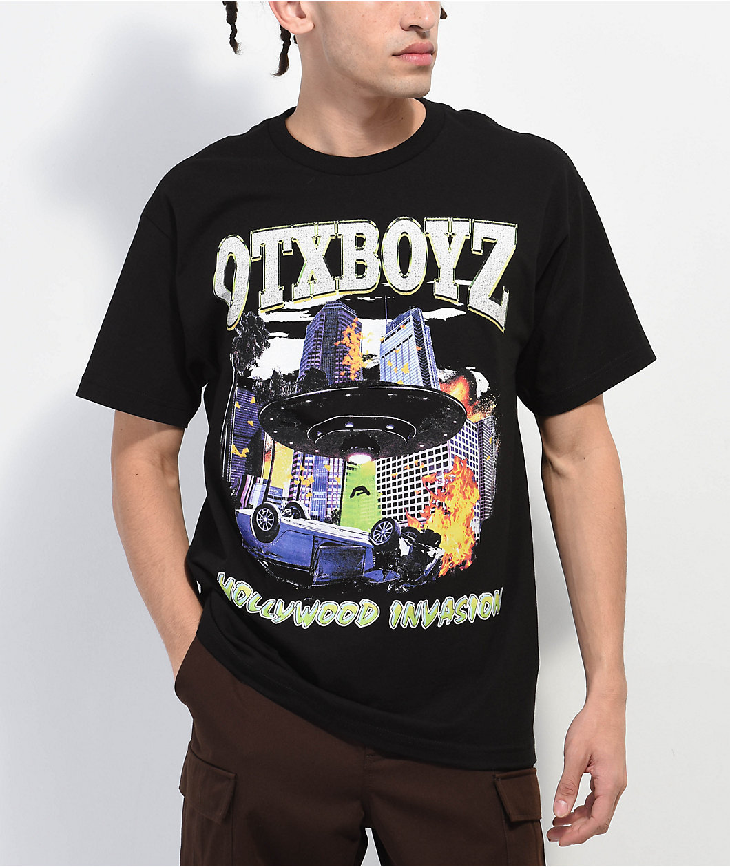 OTX BOYZ Hollywood Invasion Black T-Shirt