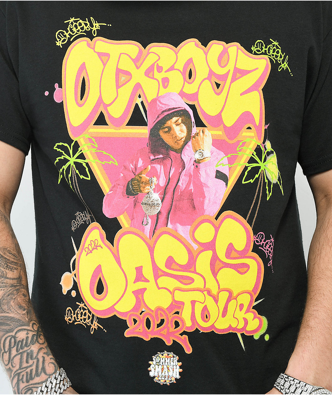 OTX BOYZ Oasis Photo Black T-Shirt