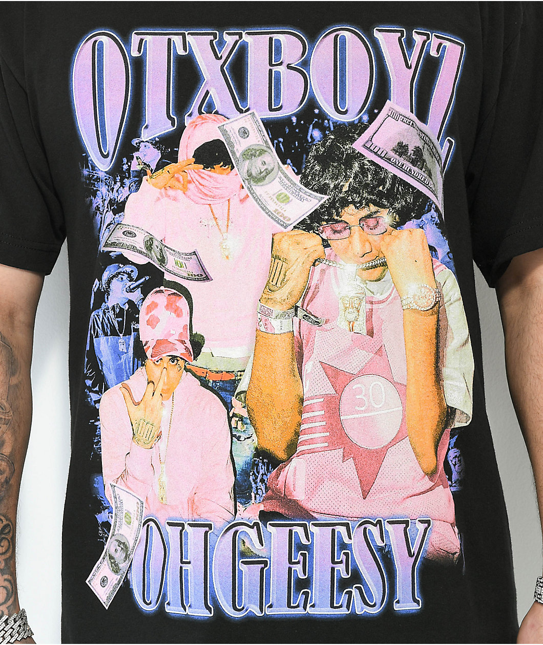 OTX BOYZ OhGeesy Photo Black T-Shirt