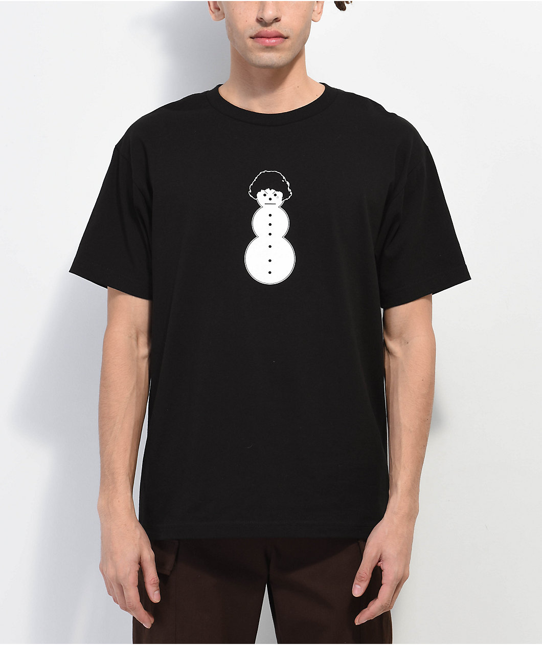 OTX BOYZ OhGeesy Snowman Black T-Shirt