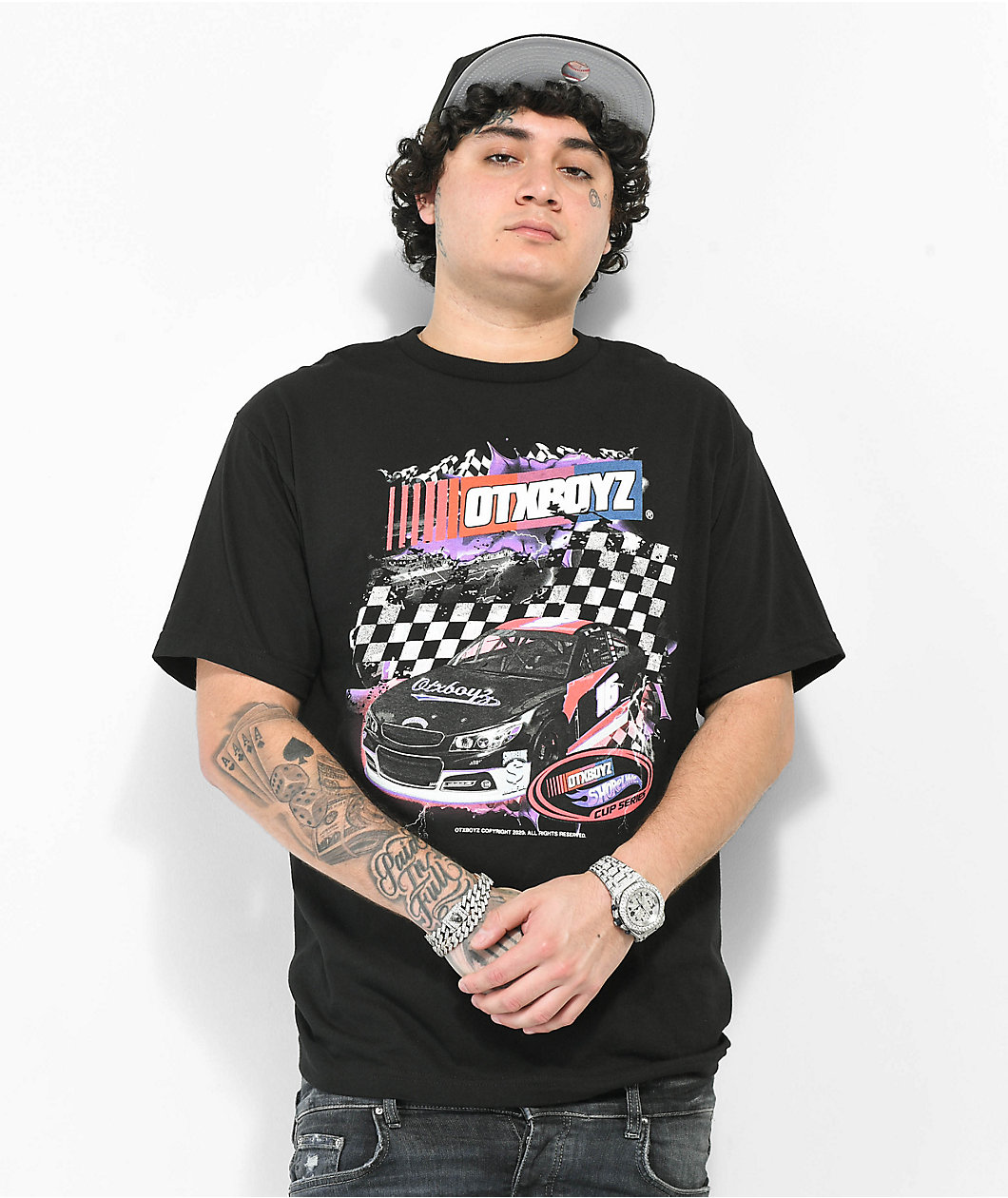 OTX BOYZ Race Boys Black T-Shirt