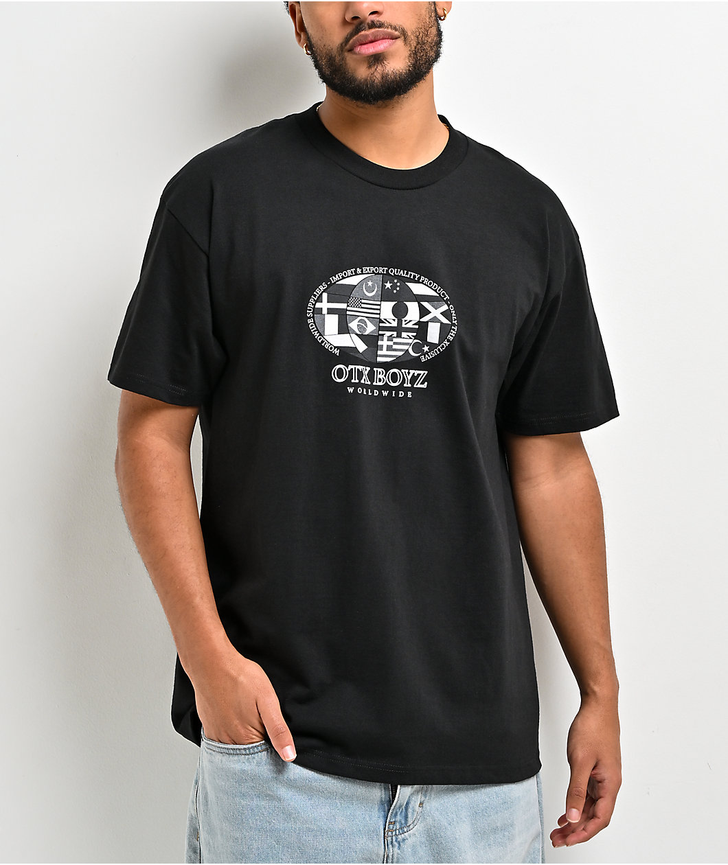 OTXBOYZ Worldwide Black T-Shirt