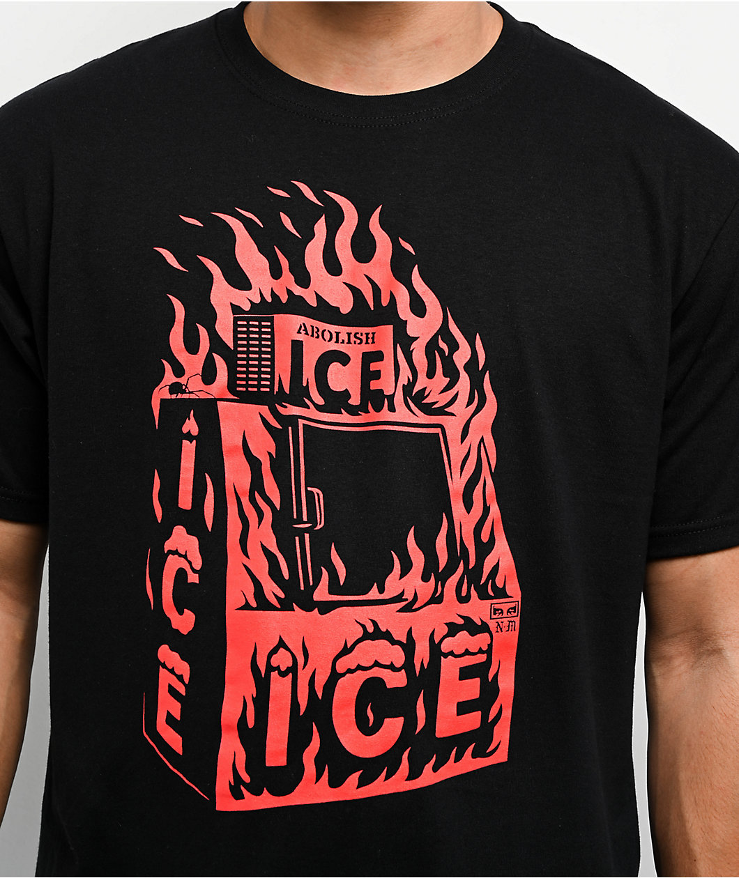Obey Abolish ICE Black T-Shirt