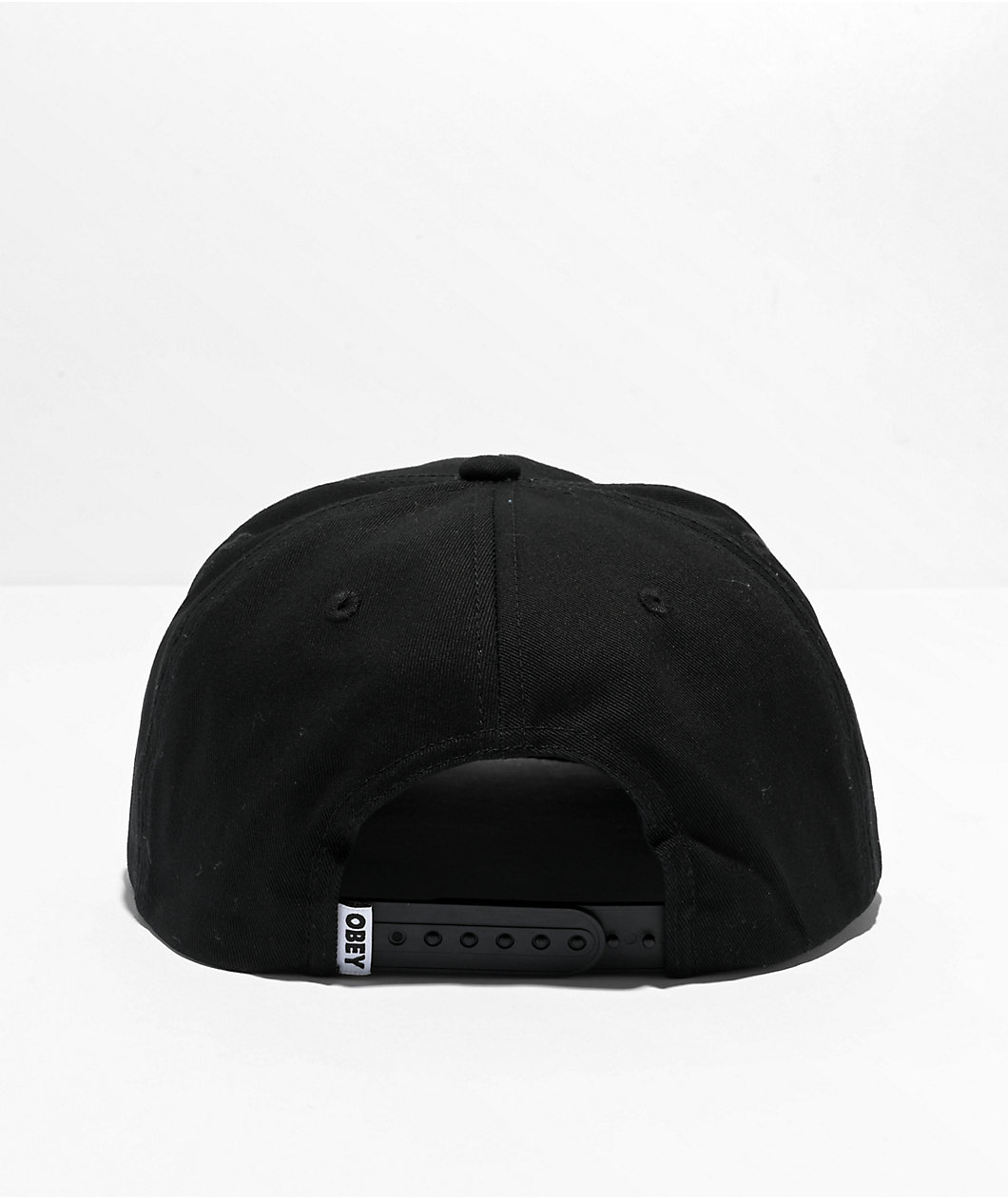 Obey Bubble Black 5-Panel Snapback Hat