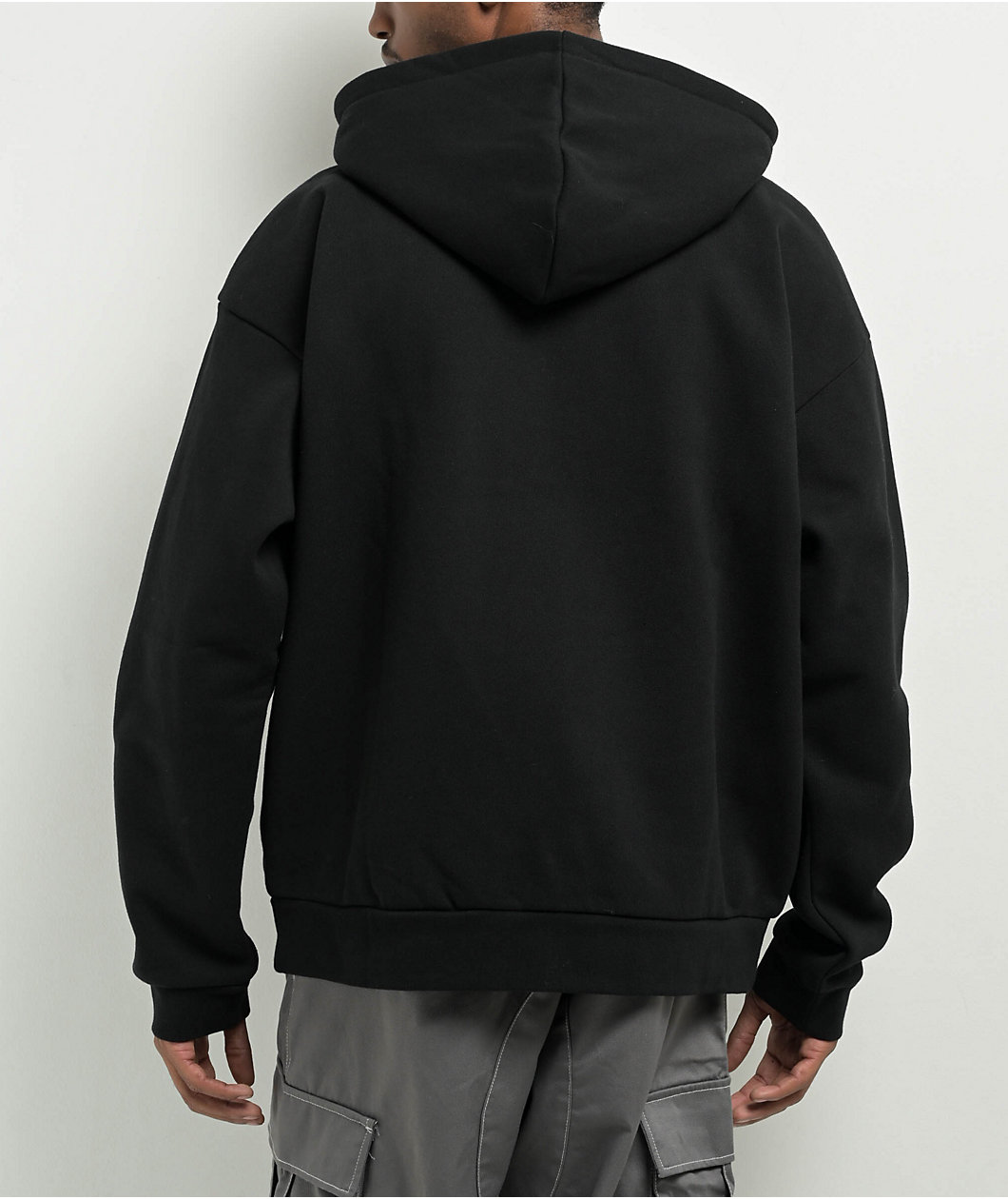 Obey Collegiate Logo Black Hoodie