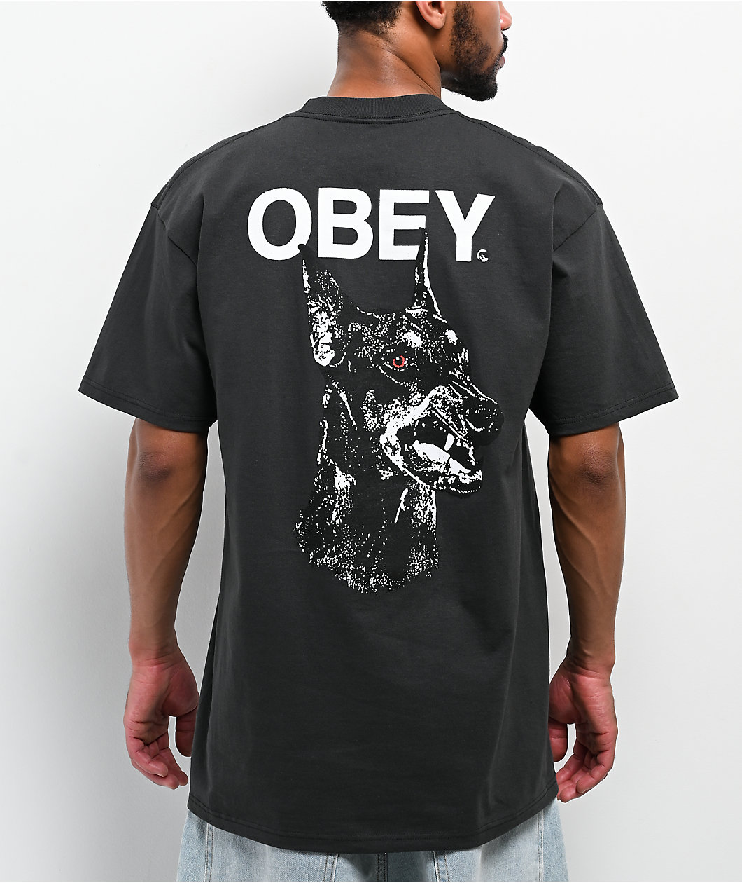 Obey Doberman Vin Black T-Shirt