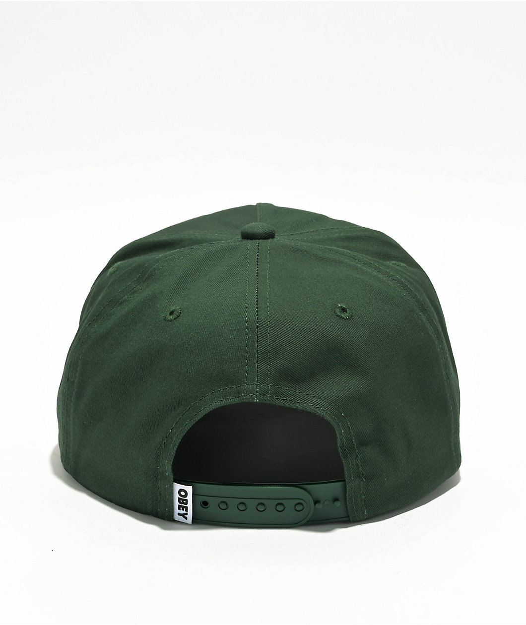 Obey Excellence Dark Green Snapback Hat