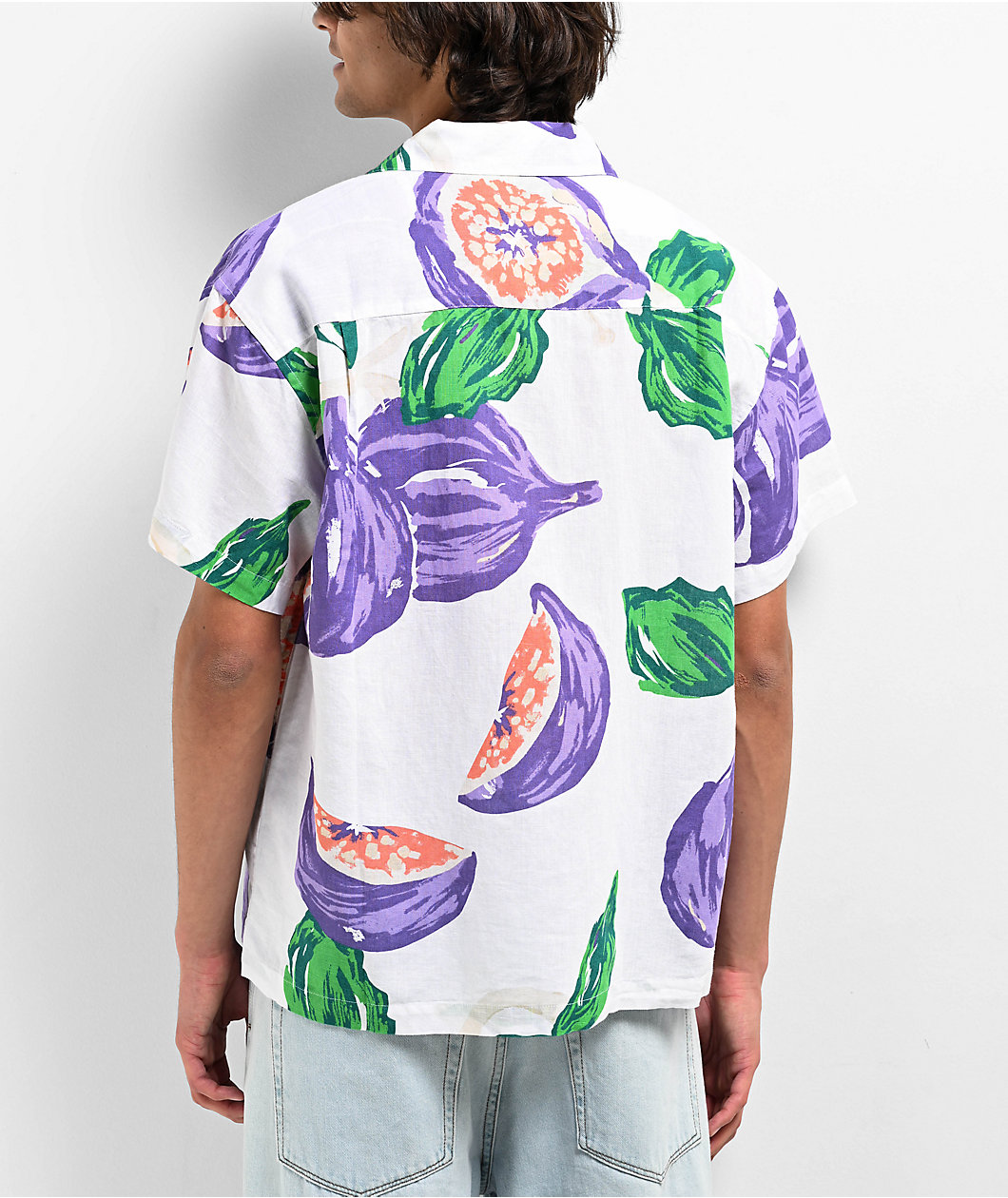 Obey Figs White Short Sleeve Shirt