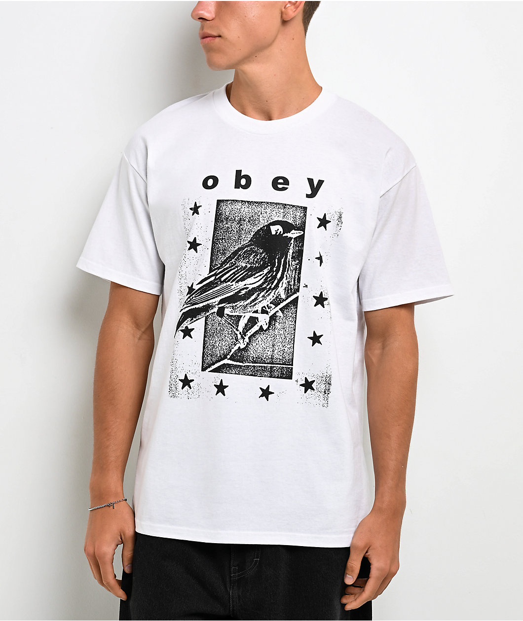 Obey Fly Away White T-Shirt