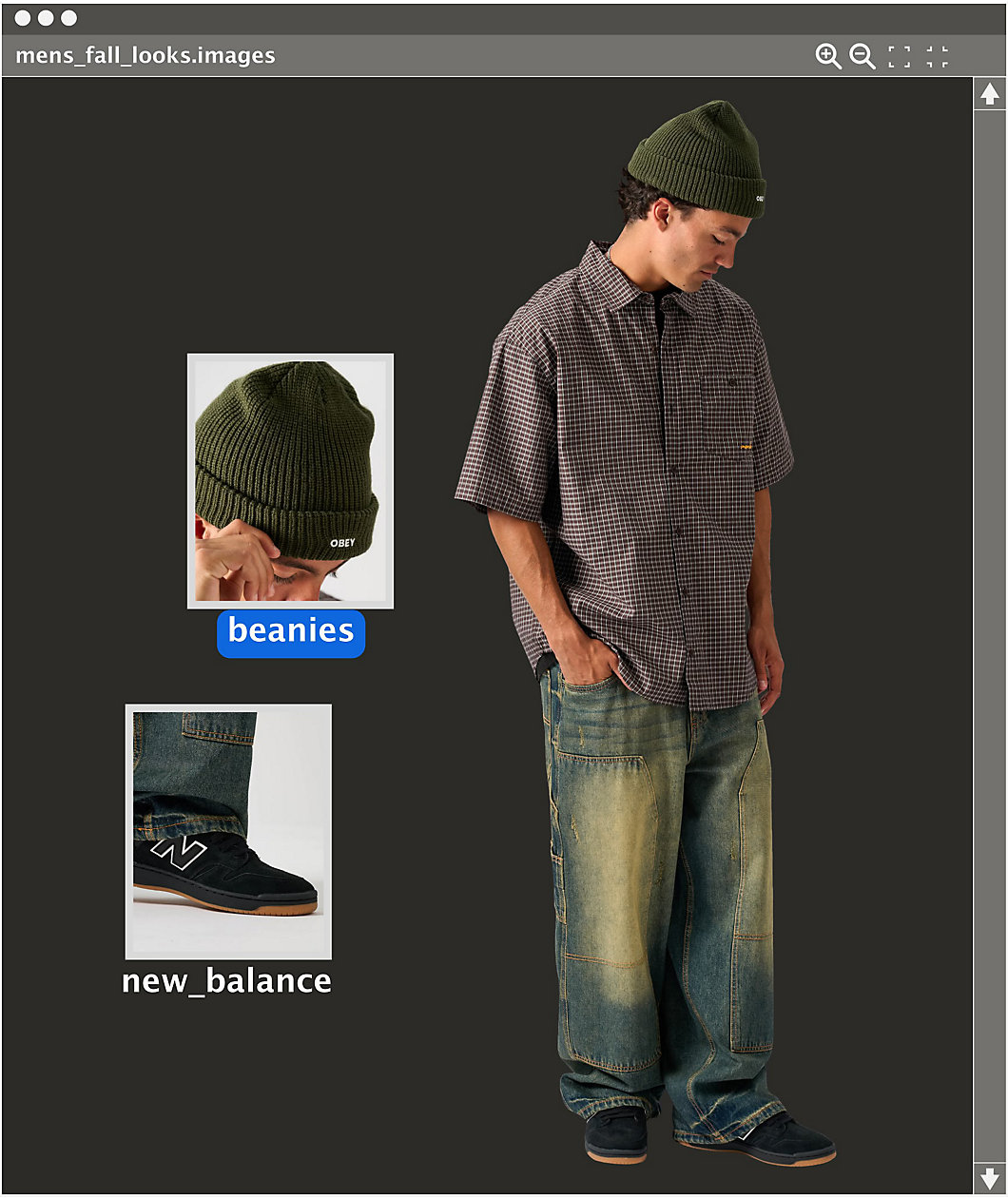 Obey Future Green Beanie