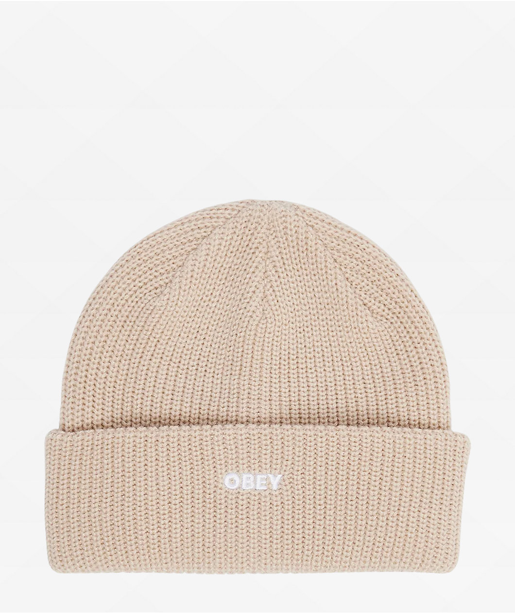 Obey Future Silver Grey Beanie