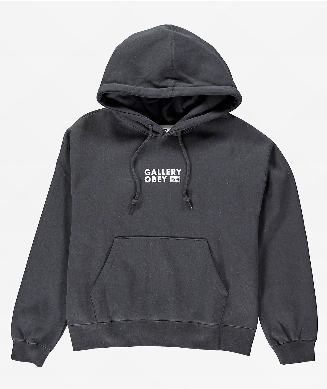 Obey Gallery Black Hoodie