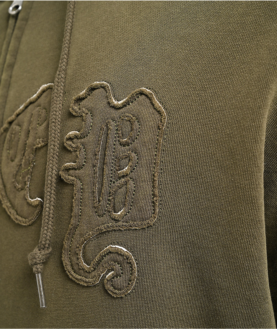 Obey Gothic Green Zip Hoodie