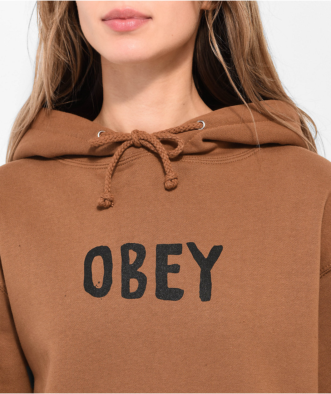 Obey Hong Kong Photo Brown Sugar Hoodie