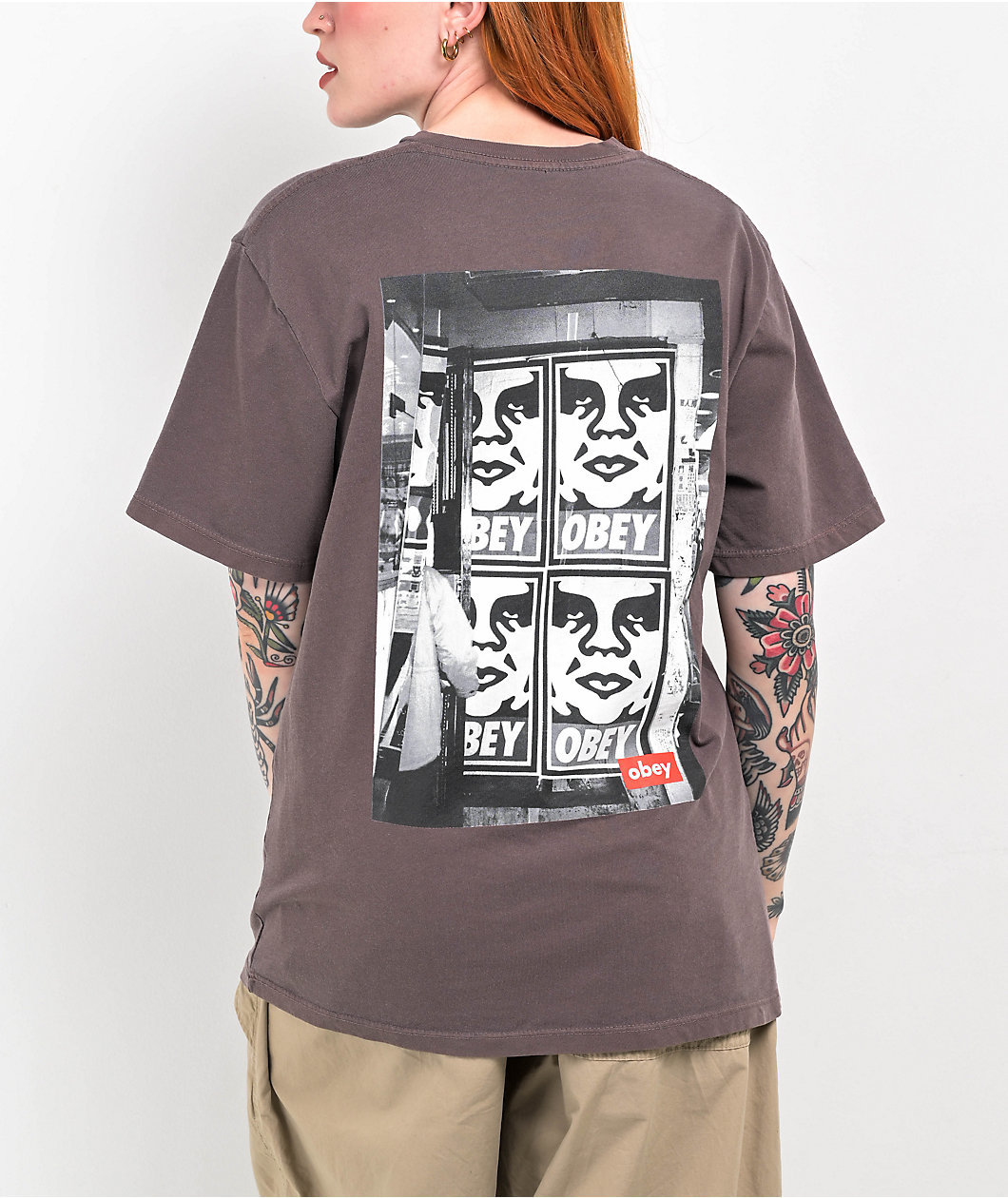 Obey Icon Photo Java T-Shirt