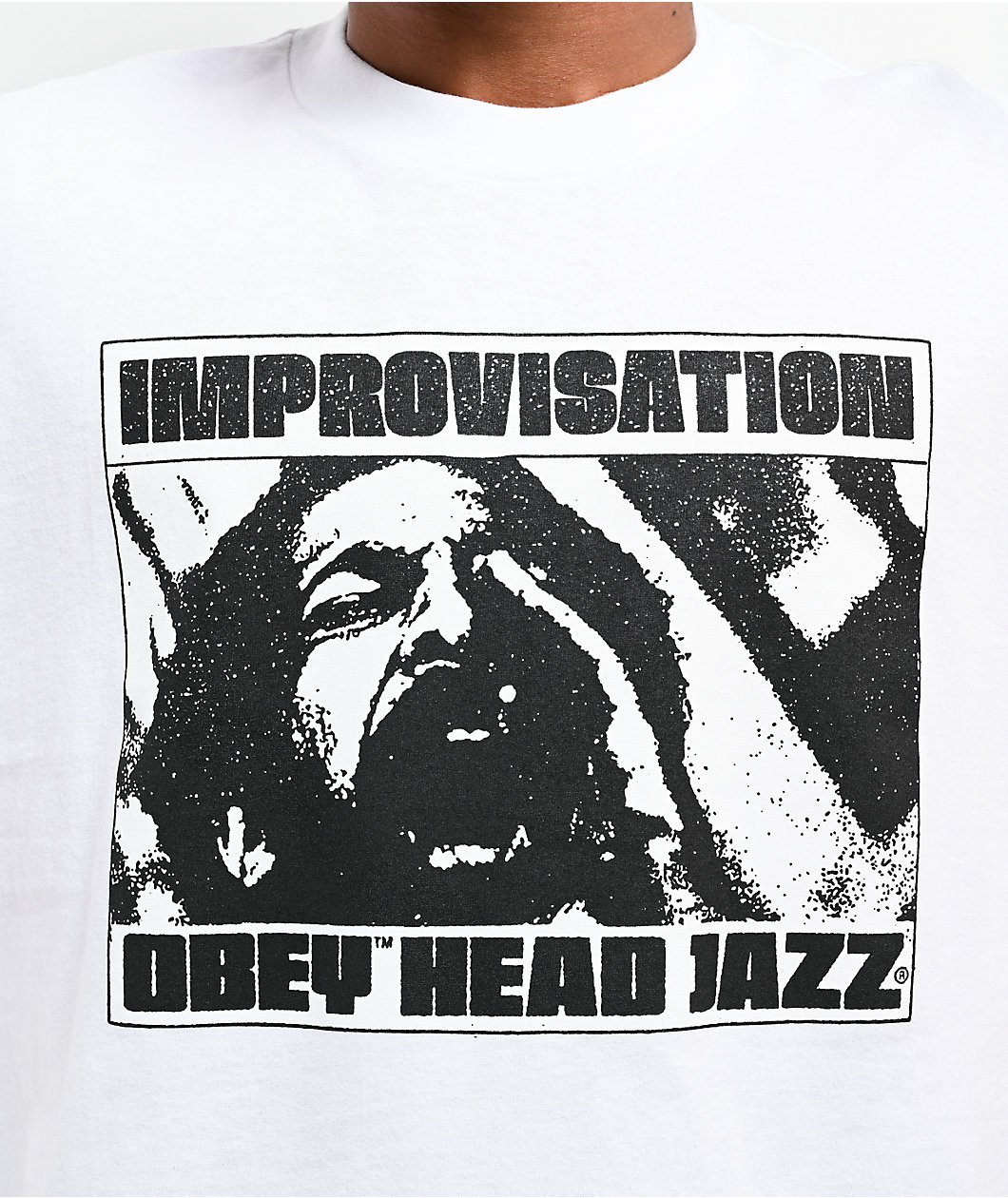 Obey Improvisation White T-Shirt