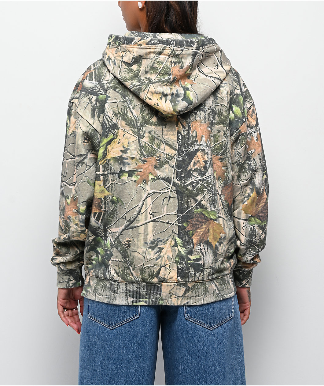 Obey Leaf Collegiate Camo Hoodie