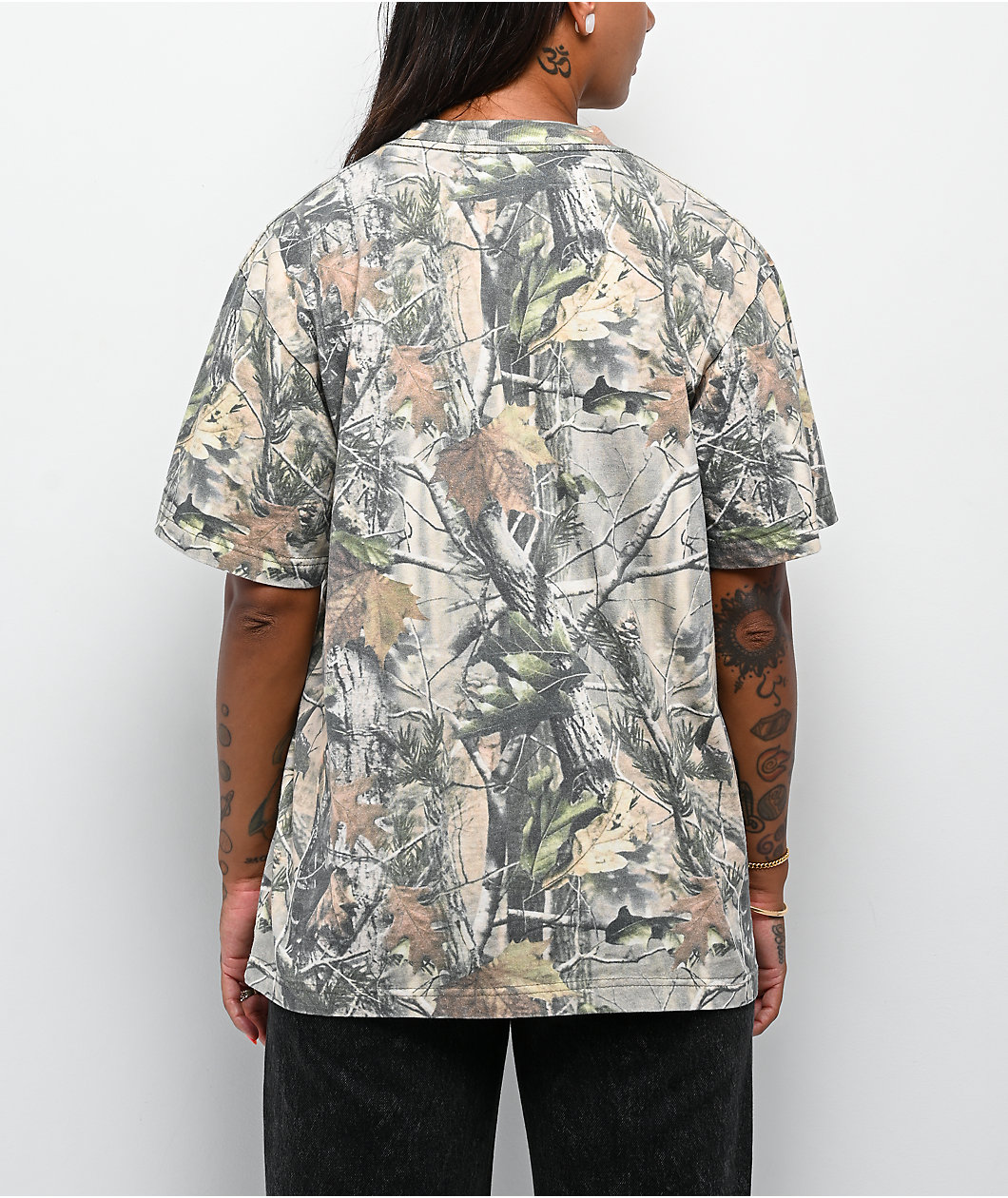 Obey Leaf Collegiate Camo T-Shirt