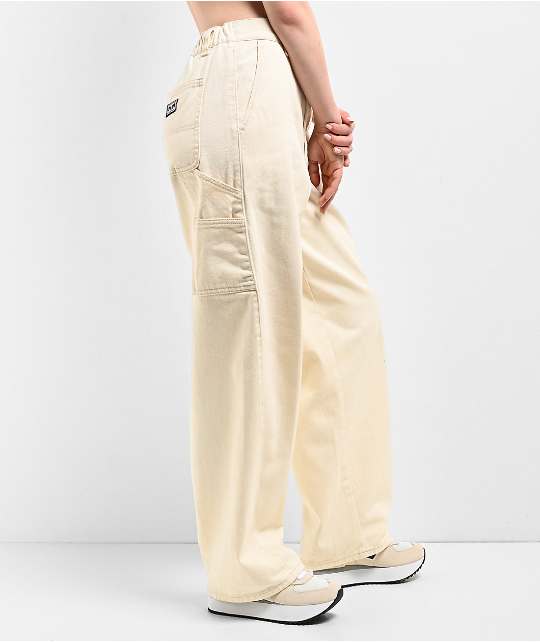 Obey Lily Unbleached Denim Carpenter Pants