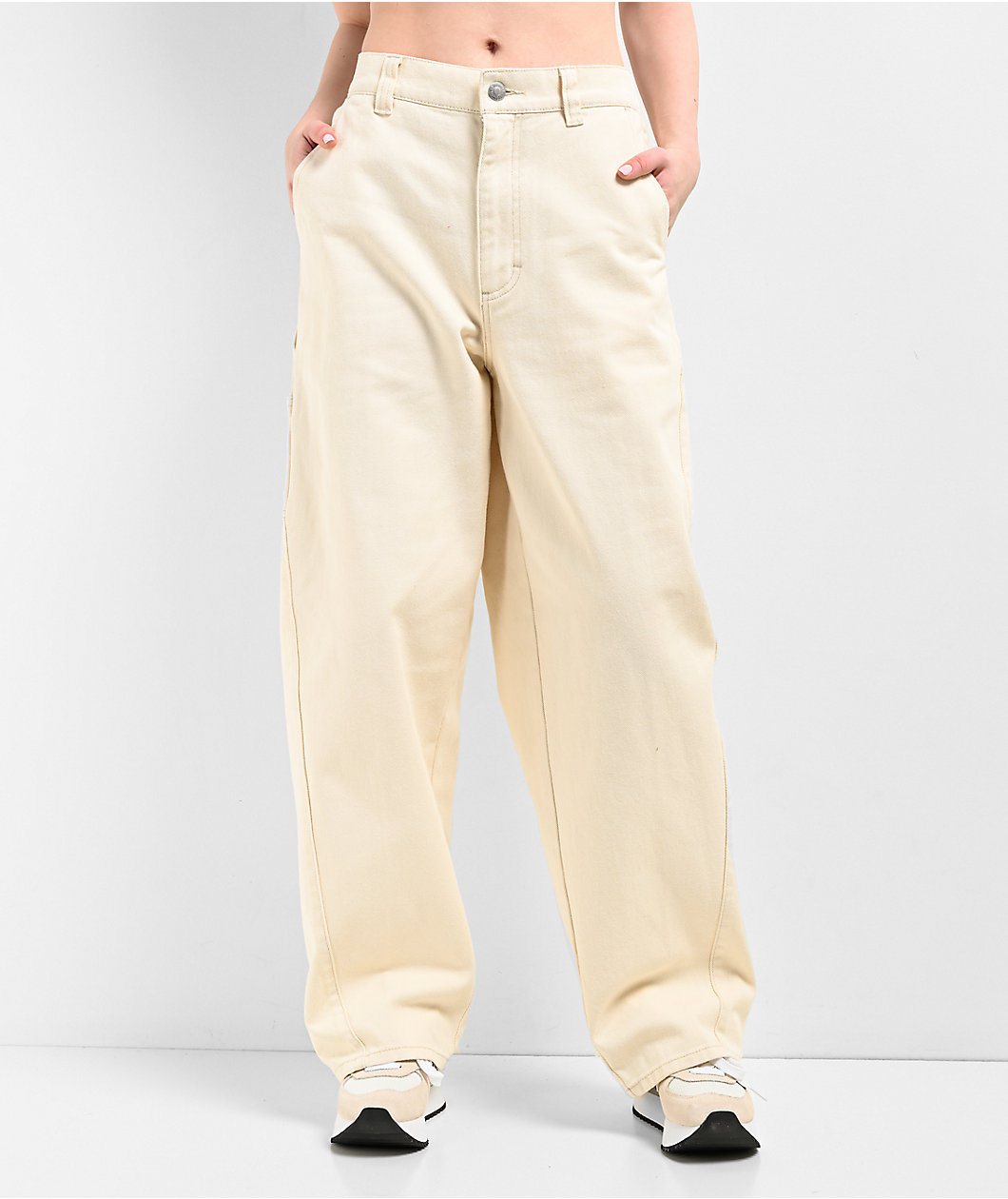 Obey Lily Unbleached Denim Carpenter Pants