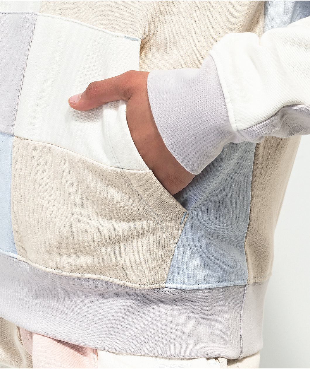 Obey Lockdown Pastel Colorblock Hoodie
