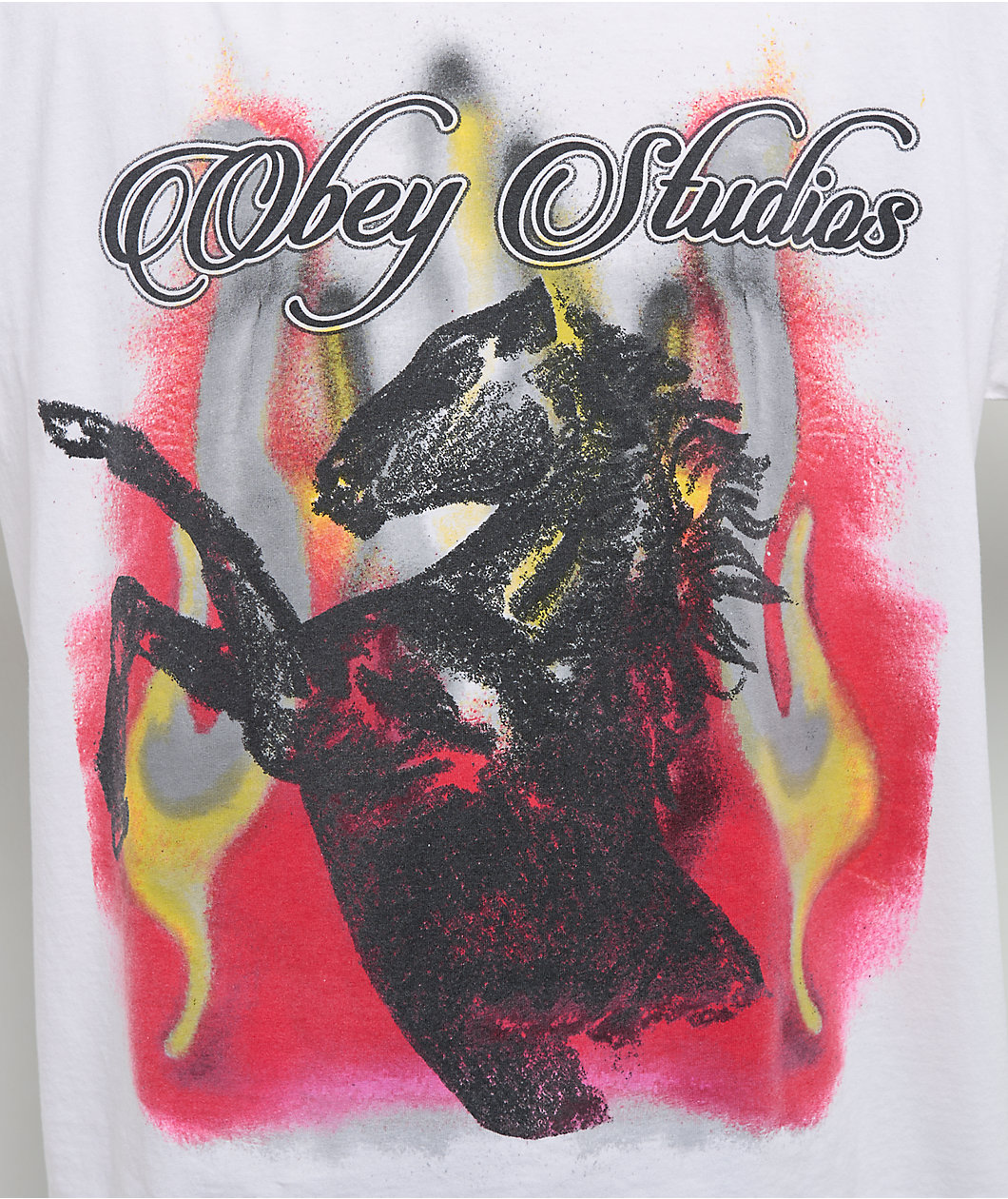 Obey Studio Horse White T-Shirt