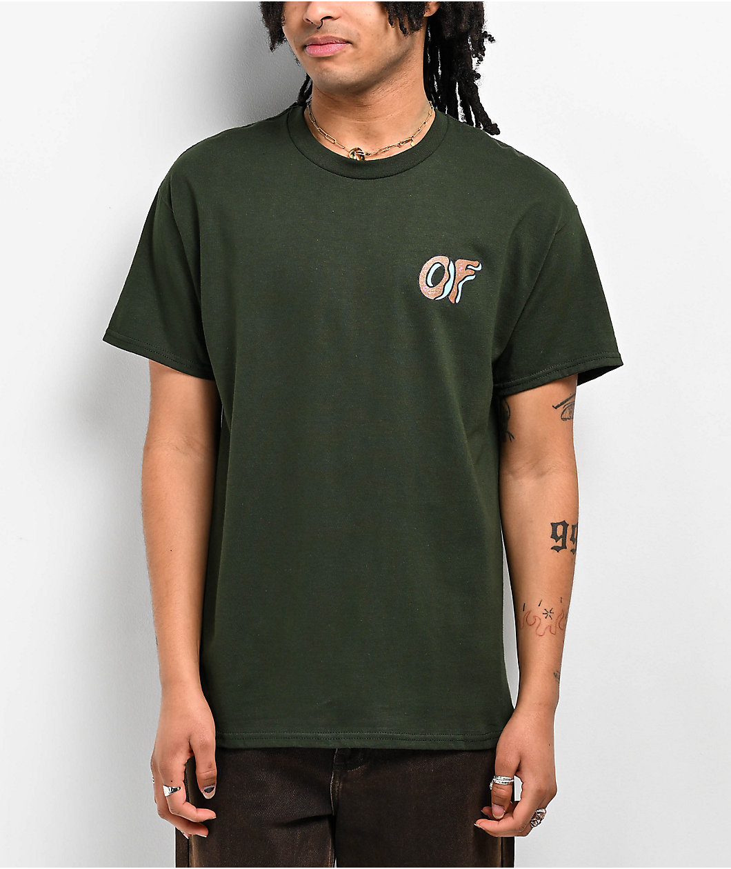 Odd Future Chocolate Logo Green T-Shirt 