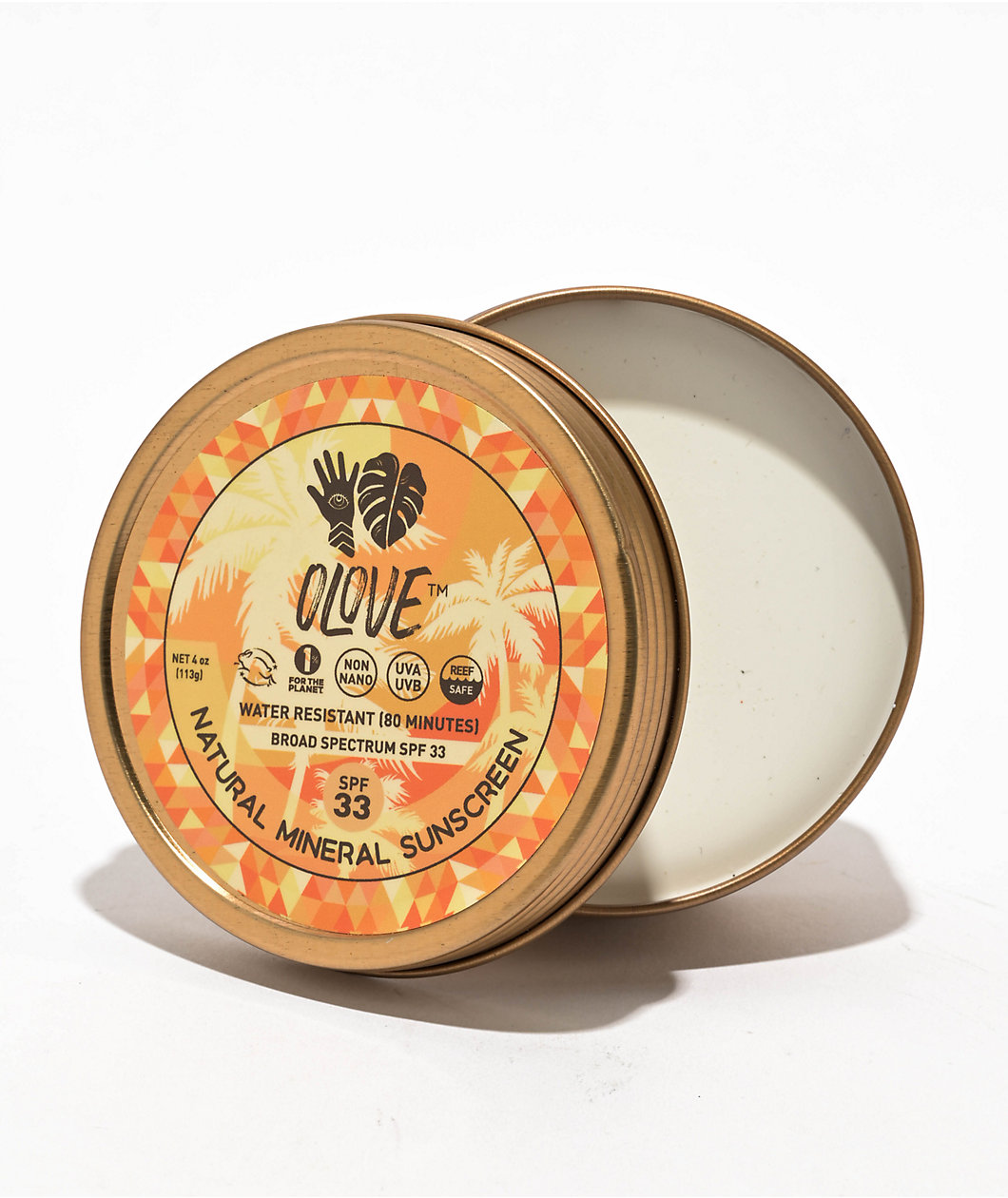 Olove SPF 33 4oz Natural Mineral Sunscreen