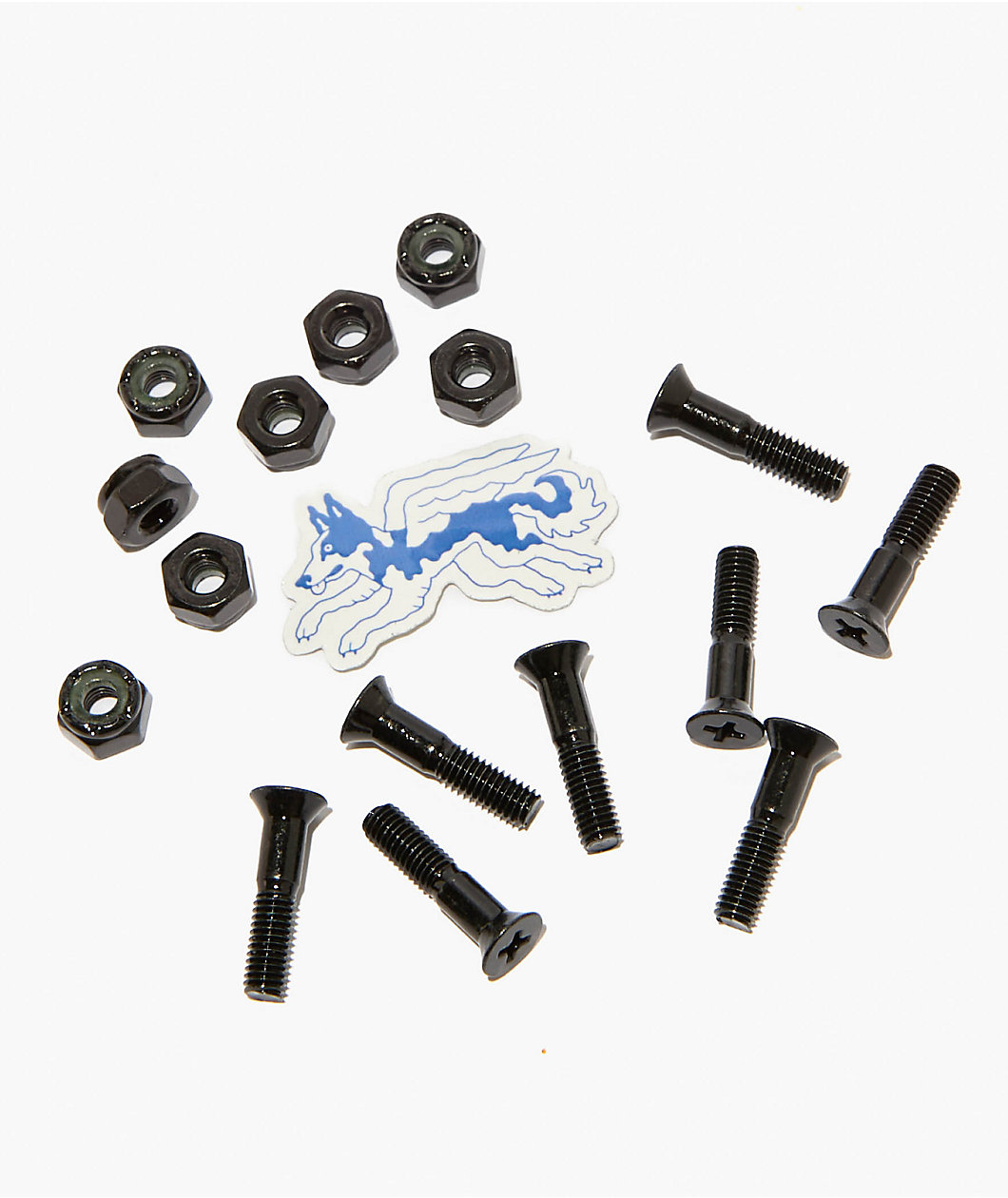 Olympia Supply Black .875" Skateboard Hardware