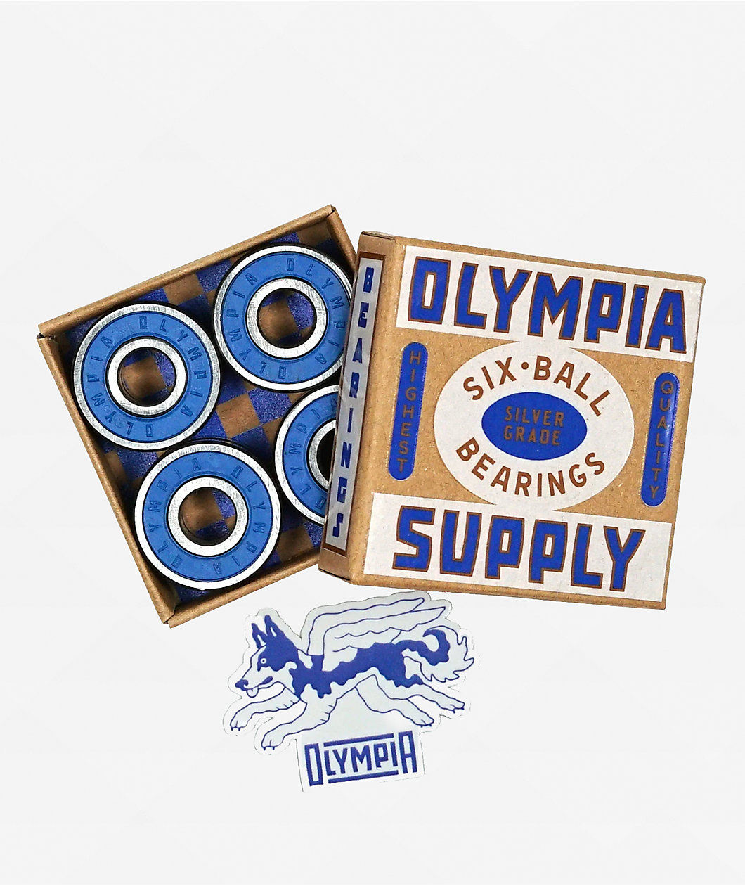 Olympia Supply Silver Grade Skateboard Bearings