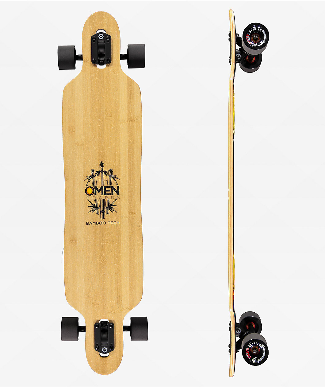 Omen Fools Go Aimlessly 41.5" Drop Through Longboard Complete