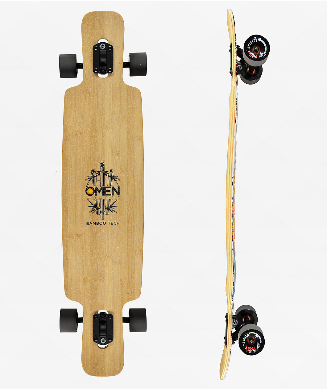 Omen Tatsu 41" Drop Through Longboard Complete