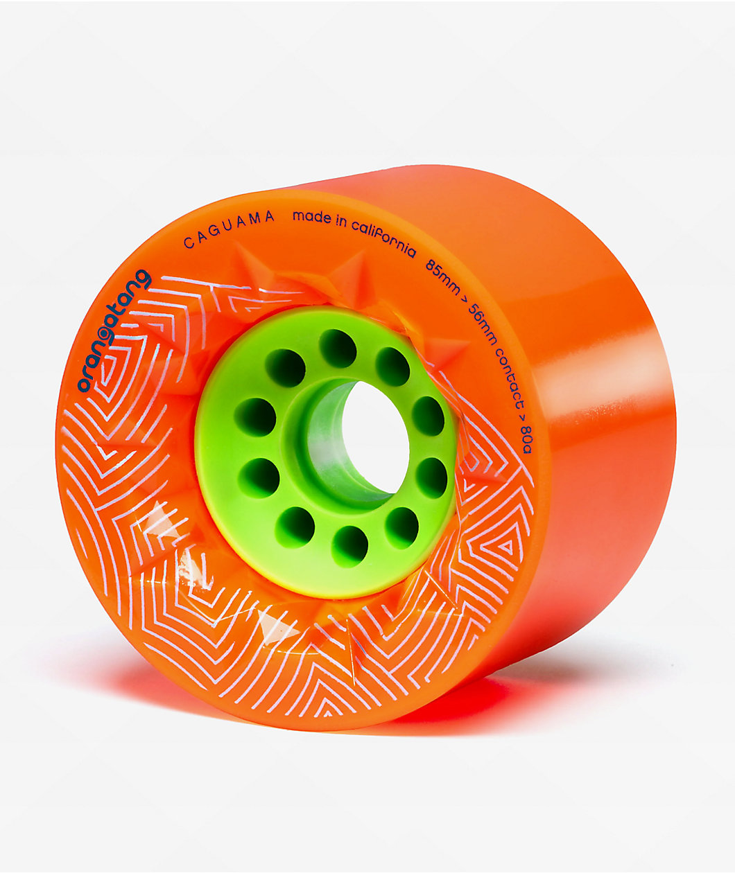Orangatang Caguama 85mm 80a Orange Cruiser Skateboard Wheels