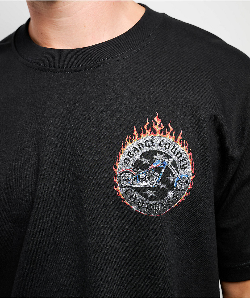 Orange County Choppers USA Chopper Black T-Shirt
