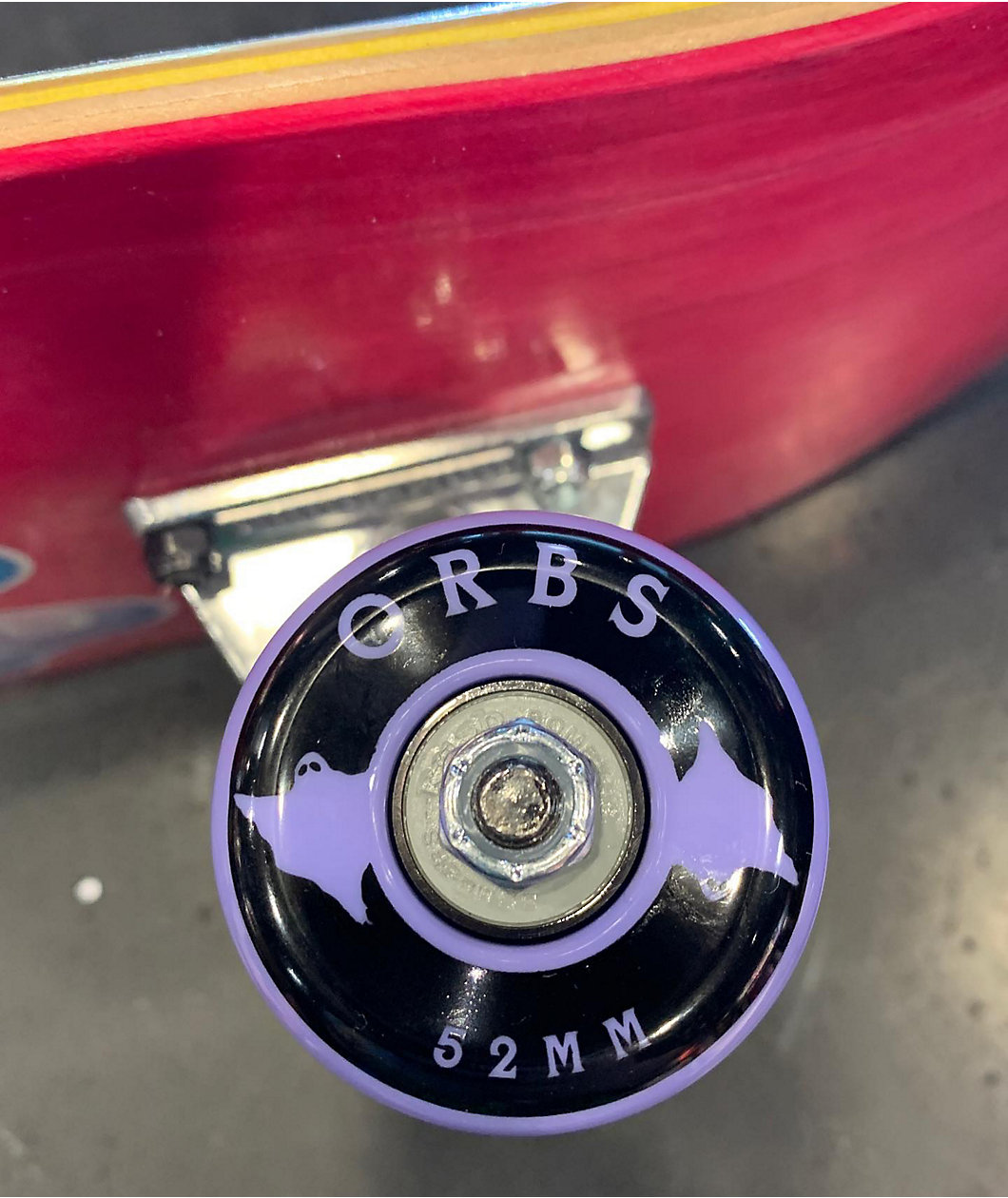 Orbs Wheels Specters Swirl 54mm 99a Purple Skateboard Wheels