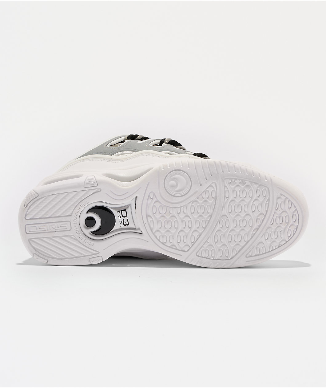 Osiris D3 2001 25 Years White & Silver Skate Shoes