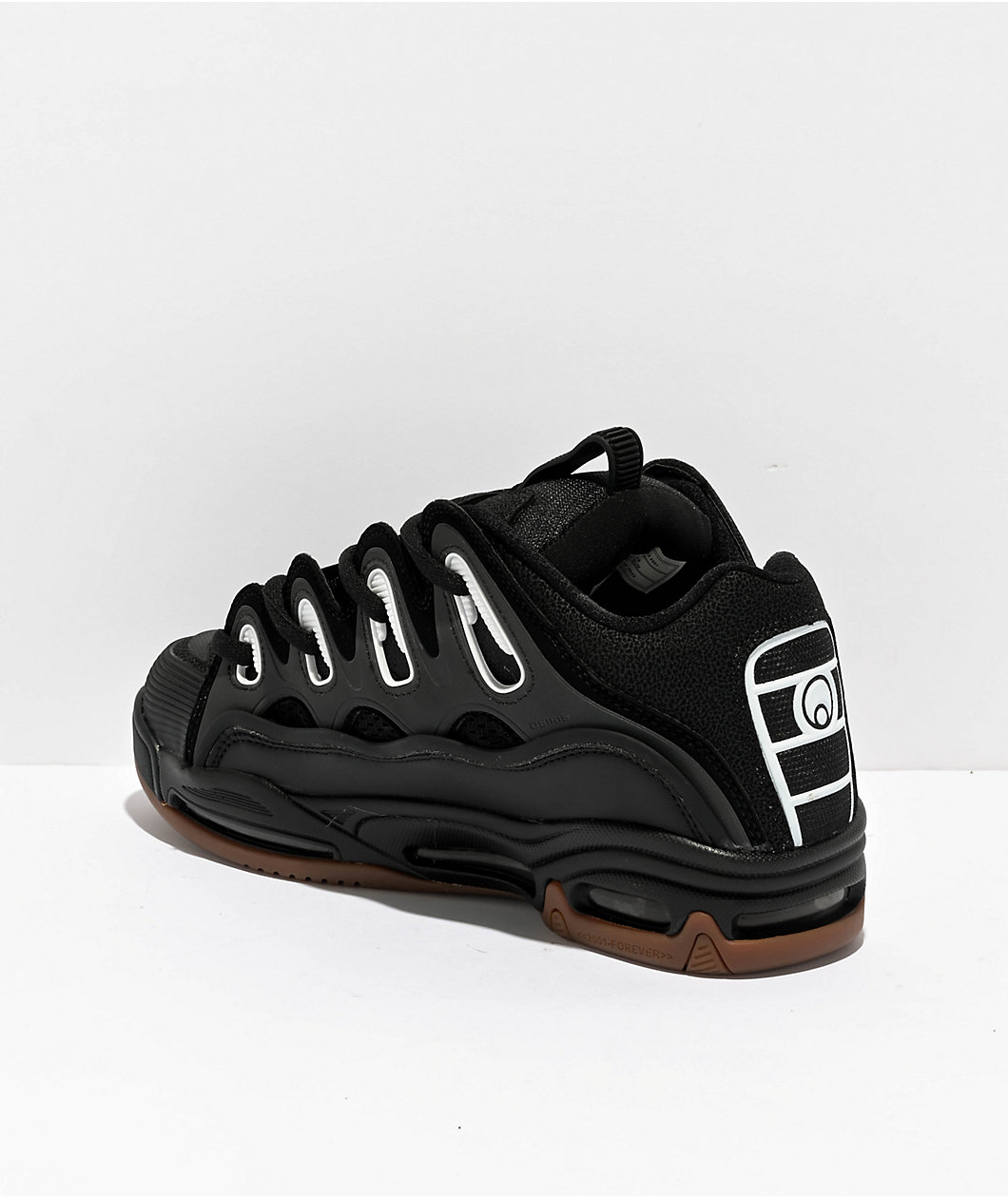 Osiris D3 2001 Black & Gum Skate Shoes