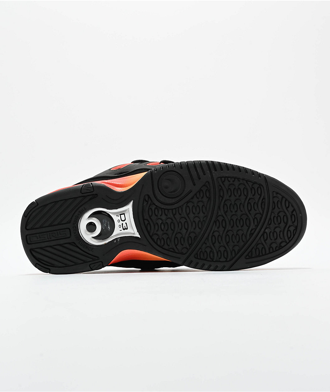 Osiris D3 2001 Black & Orange Skate Shoes