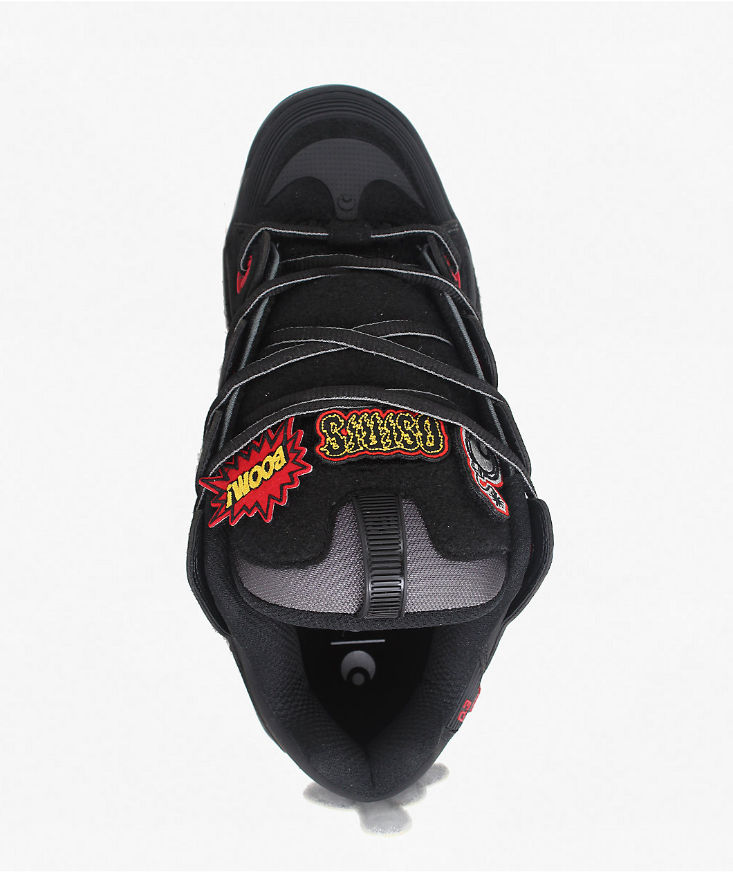 Osiris D3 2001 Black & Red Skate Shoes